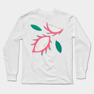 Pink dragon fruit Long Sleeve T-Shirt